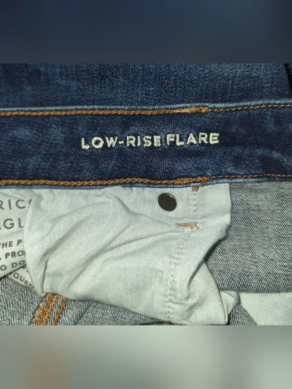 American Eagle Low-Rise Flare Size 16 LONG